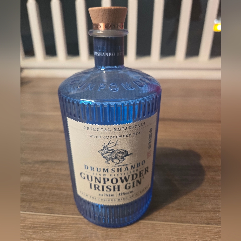 Drumshanbo Gunpowder Irish Gin Bottle Empty Bottle Decor Bottle